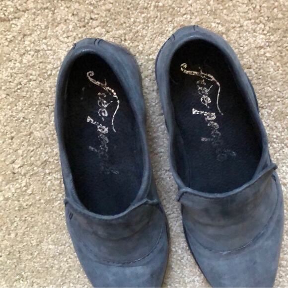 Free People | Gray Leather Brady Slip On Loafer Flats Size 35.5 - Picture 6 of 10